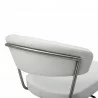 Maureen Barstool in White- closer view 3 - Maureen Barstool in White- closer view 3
