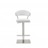 Maureen Barstool in White- front view 1