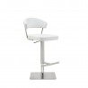 Maureen Barstool in White- side view 1