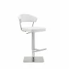 Maureen Barstool in White- side view 1 - Maureen Barstool in White- side view 1