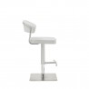 Maureen Barstool in White- side view 2