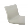 Whiteline Modern Living Watson Barstool - Light Grey - Backrest & Seat