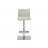 Whiteline Modern Living Watson Barstool - Light Grey - Front