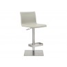 Whiteline Modern Living Watson Barstool - Light Grey - Perspective