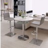 Whiteline Modern Living Watson Barstool - Light Grey - Lifestyle