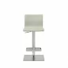 Watson Barstool in Light Gray- front view 1 - Watson Barstool in Light Gray- front view 1