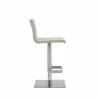 Watson Barstool in Light Gray- side view 1 - Watson Barstool in Light Gray- side view 1