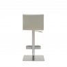 Watson Barstool in Light Gray- back view 1