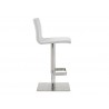 Whiteline Modern Living Watson Barstool - White - Side