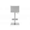 Whiteline Modern Living Watson Barstool - Light Grey - Rear