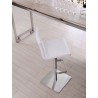 Whiteline Modern Living Watson Barstool - White - White