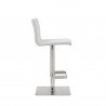 Watson Barstool in White- side view 2