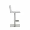 Watson Barstool in White- side view 2 - Watson Barstool in White- side view 2