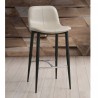 Whiteline Modern Living Franklin Counter Stool in Taupe Faux Leather - Lifestyle 4