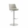 Barstool in Light Grey-Front view 1 - Barstool in Light Grey-Front view 1