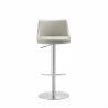 Barstool in Light Grey-Front view 2 - Barstool in Light Grey-Front view 2