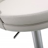 Barstool in Light Grey-closer view 1