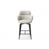 Como Counter Stool in Light Gray- front view