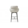 Como Counter Stool in Light Gray- back view