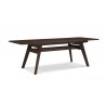 Greenington Currant 72 - 92" Extendable Dining Table, Black Walnut - Front Side Angle 2