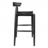 Aeon Troy Papercord Bar Height Stool Black Side - Aeon Troy Papercord Bar Height Stool Black Side