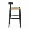 Aeon Troy Papercord Bar Height Stool Natural Papercord Side - Aeon Troy Papercord Bar Height Stool Natural Papercord Side
