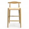 Aeon Troy Papercord Bar Height Stool Natural Frame / Natural Papercord - Aeon Troy Papercord Bar Height Stool Natural Frame / Natural Papercord