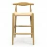 Aeon Troy Papercord Bar Height Stool Natural Frame / Natural Papercord - Aeon Troy Papercord Bar Height Stool Natural Frame / Natural Papercord