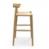 Aeon Troy Papercord Bar Height Stool Natural Frame / Natural Papercord Side - Aeon Troy Papercord Bar Height Stool Natural Frame / Natural Papercord Side