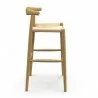 Aeon Troy Papercord Bar Height Stool Natural Frame / Natural Papercord Side - Aeon Troy Papercord Bar Height Stool Natural Frame / Natural Papercord Side