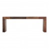 Moe's Home Collection Vintage Bench in Small Light Brown - Front Angle