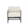 Pietra Club Chair in Echo Ash, No Welt - Front Angle - Pietra Club Chair in Echo Ash, No Welt - Front Angle