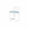 Newport Counter Stool in Canvas Skyline, No Welt - Front Side Angle - Newport Counter Stool in Canvas Skyline, No Welt - Front Side Angle