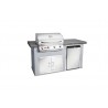 Bull BBQ Power Q Outdoor Island Kitchen & Grill - Angled View 1