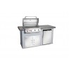 Bull BBQ Power Q Outdoor Island Kitchen & Grill - Angled View 2