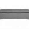 Sunpan Janet Storage Bench Antonio Charcoal - Front Angle