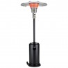 AZ Patio Heaters Commercial Patio Heater in Black - Front Angle