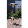 AZ Patio Heaters Commercial Patio Heater in Stainless Steel - Lifestyle