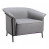Burry Accent Chair in Slate Gray - Angled