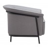 Burry Accent Chair in Slate Gray - Side 