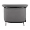 Burry Accent Chair in Slate Gray - Back - Burry Accent Chair in Slate Gray - Back