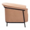 Burry Accent Chair in Tan - Side