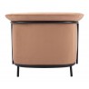Burry Accent Chair in Tan - Back