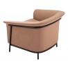 Burry Accent Chair in Tan - Back Left
