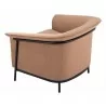 Burry Accent Chair in Tan - Back Left - Burry Accent Chair in Tan - Back Left