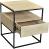 Ava Side Table - Drawer Opened