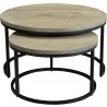 Moe's Home Collection Drey Round Nesting Coffee Table - Set Of Two - Angle