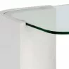 Sunpan Odis End Table White - Closeup Top Angle - Sunpan Odis End Table White - Closeup Top Angle