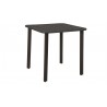 Vista 4-Leg Bar Height Table In Powder Coated Aluminum - Black