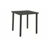 Vista 4-Leg Bar Height Table In Powder Coated Aluminum - Black - Vista 4-Leg Bar Height Table In Powder Coated Aluminum - Black